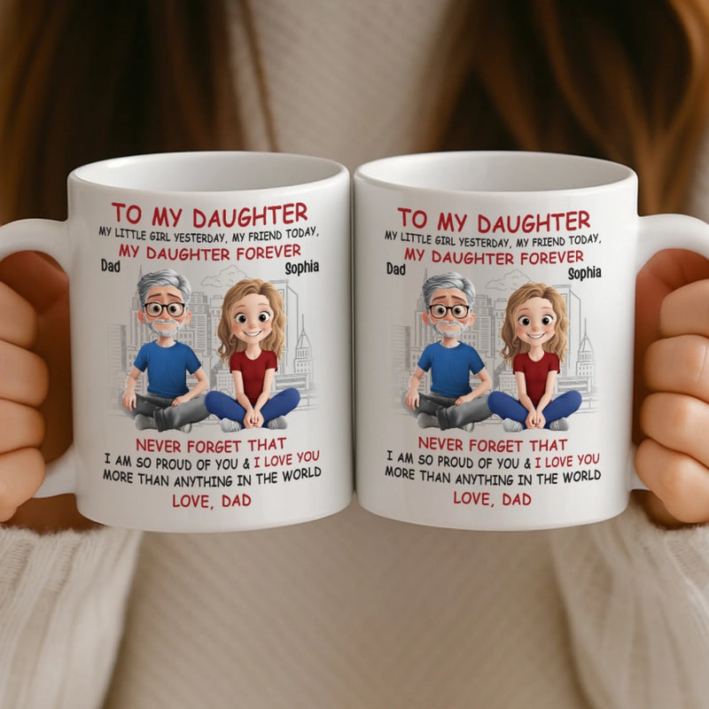 Custom Mug - Personalized Birthday Gifts For Dad, Son, Daughter - Strong Roots, Strong Son