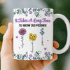 Custom Mug - Personalized Best Friend Birthday Gifts For Women, Besties, Sisters, BFF - Partners In Shine