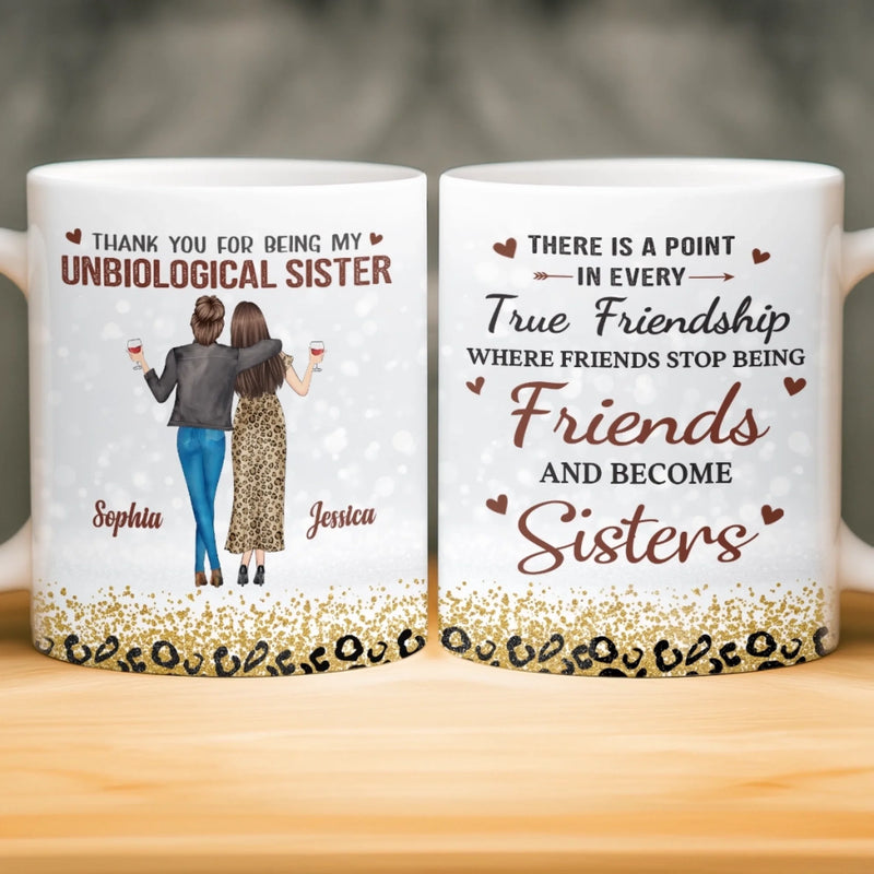 Custom Mug - Personalized Best Friend Birthday Gifts For Women, Besties, Sisters, BFF - Better With You