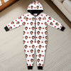 Custom Photo Adult Onesie - Personalized Anniversary Christmas Wedding Gifts For Husband And Wife, Him And Her - Wear Your Love, Literally