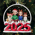 Custom Acrylic Ornament - Personalized Christmas Birthday Gifts For Family - Happy Together