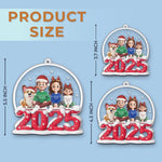 Custom Acrylic Ornament - Personalized Christmas Birthday Gifts For Family - Happy Together