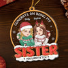 Custom Acrylic Ornament - Personalized Best Friend Christmas Birthday Gifts For Women, Besties, Sisters, BFF - Bestie Moments Spark Endless Joy