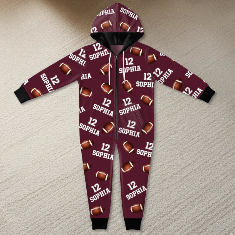 Custom Adult Onesie - Personalized Christmas Birthday Hockey Gifts For Hockey Lovers, Sports Fans, Sports Lovers - Born To Score