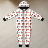 Custom Photo Adult Onesie - Personalized Anniversary Christmas Wedding Gifts For Husband And Wife, Him And Her - Wear Your Love, Literally