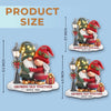 Custom Gnome Acrylic Ornament - Personalized Anniversary Christmas Wedding Gifts For Husband And Wife, Him And Her - Our Story Continues
