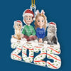 Custom Acrylic Ornament - Personalized Christmas Anniversary Birthday Gifts For Couples, Family, Husband and Wife, Cat Lovers, Cat Owners - Home Is Filled With Love And Gentle Purrs
