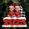Custom Acrylic Ornament - Personalized Christmas Birthday Gifts For Family, Dog Cat Lovers - Sweet Family Moments
