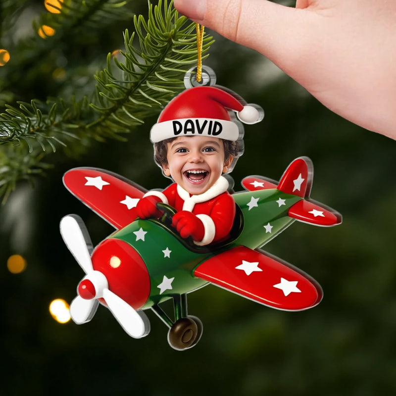 Custom Photo Acrylic Ornament - Personalized Christmas Birthday Gifts For Kids - Little Joy Big Love