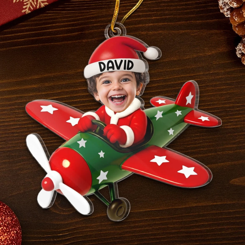 Custom Photo Acrylic Ornament - Personalized Christmas Birthday Gifts For Kids - Little Joy Big Love