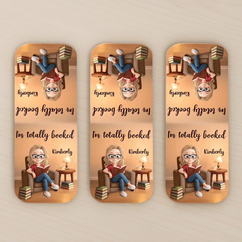Custom Leather Magnetic Bookmark - Personalized  Bookish Gifts For Book Lovers, Bookworms, Readers - Between Pages Magic