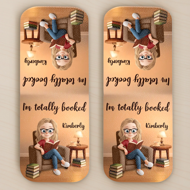 Custom Leather Magnetic Bookmark - Personalized  Bookish Gifts For Book Lovers, Bookworms, Readers - Between Pages Magic