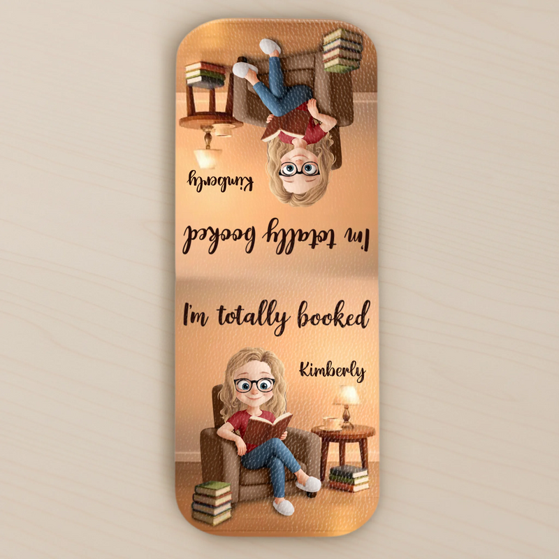 Custom Leather Magnetic Bookmark - Personalized  Bookish Gifts For Book Lovers, Bookworms, Readers - Between Pages Magic