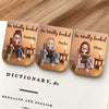 Custom Leather Magnetic Bookmark - Personalized  Bookish Gifts For Book Lovers, Bookworms, Readers - Between Pages Magic