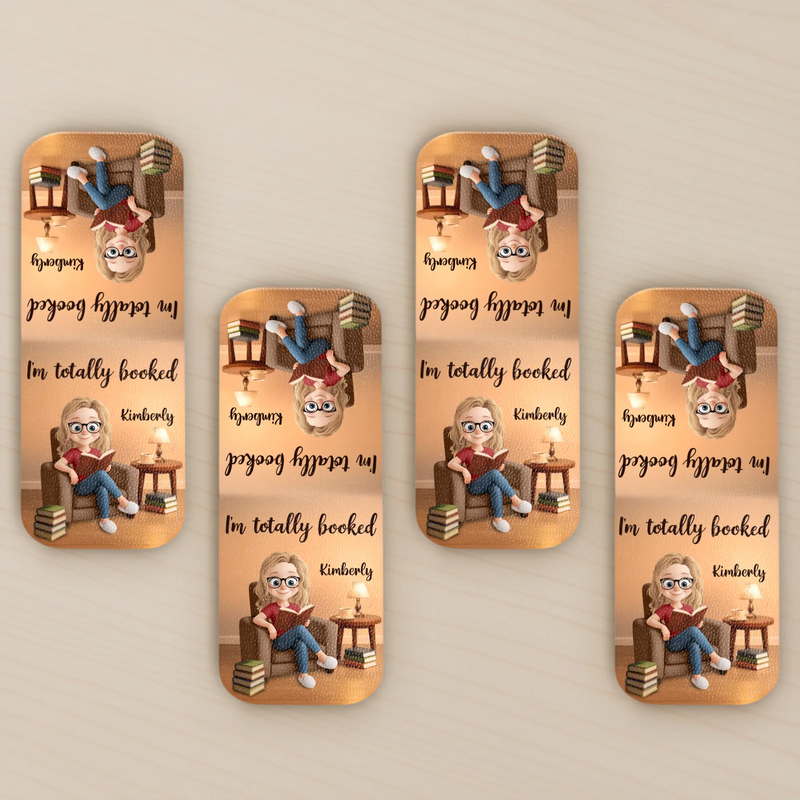 Custom Leather Magnetic Bookmark - Personalized  Bookish Gifts For Book Lovers, Bookworms, Readers - Between Pages Magic