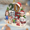 Custom Acrylic Ornament - Personalized Christmas Birthday Gifts For Family, Dog Cat Lovers - Santa Squad Ready