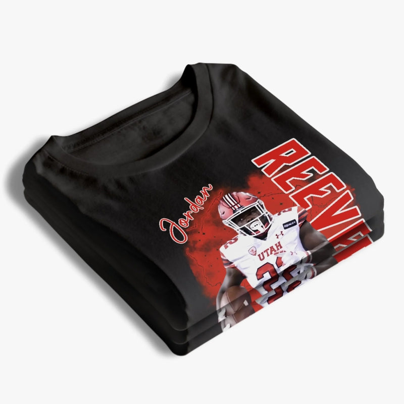 Custom Photo Player Football T-shirt, Hoodie - Personalized Gift For Birthday, Football Football Lovers, NFL Fans, Sport Lovers, Senior Graduation Gift - Tackle Every Challenge