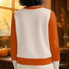 Custom Fall Autumn Waffle Sweatshirt - Personalized Birthday Gifts For Mom, Grandma - Warm Embraces Tell A Timeless Story