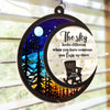 Custom Wood And Acrylic Suncatcher With Crystal Prism - Personalized Memorial Sympathy Gifts For Loss Of Mom, Dad - Forever In Our Loving Hearts
