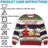 Custom Unisex Ugly Sweatshirt - Personalized  Christmas Birthday Gifts For Dog Lovers, Dog Dad And Mom - Dear Santa, Just Bring Beer