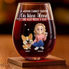 Custom Wine Glass - Personalized Birthday Gifts For Dog Lovers, Dog Dad And Mom - Fur Baby My Cheers