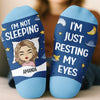 Custom Crew Socks - Personalized Birthday Gifts For Besties, Sisters, BFF, Family, Yourself - You Deserve Warm Toes
