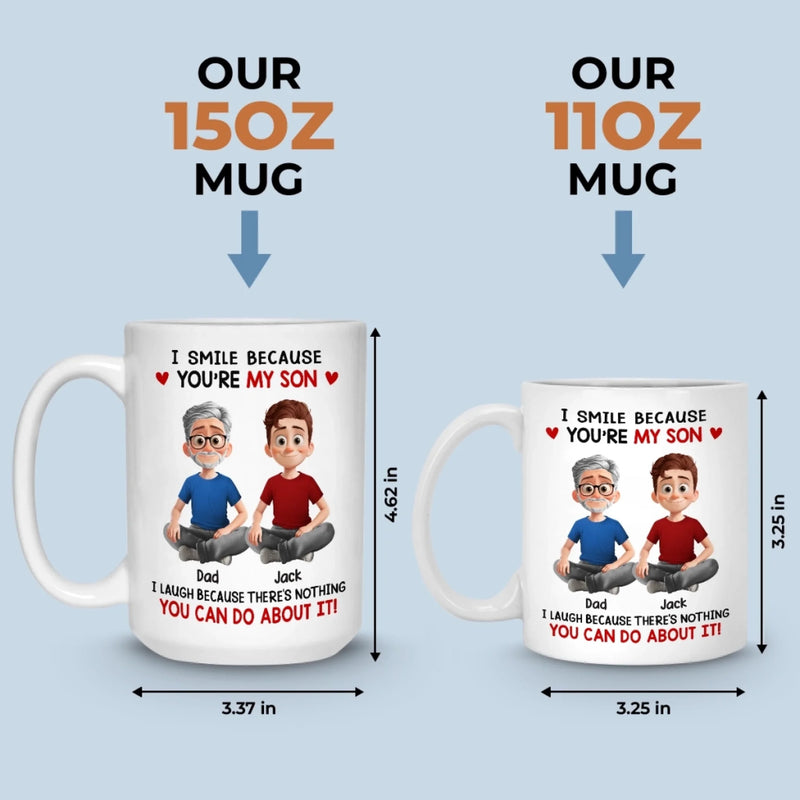 Custom Mug - Personalized Birthday Gifts For Mom, Dad, Son - Home Brewed With Love