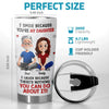 Custom Tumbler - Personalized Birthday Gifts For Mom, Dad, Daughter - Stay Cozy Stay Loved