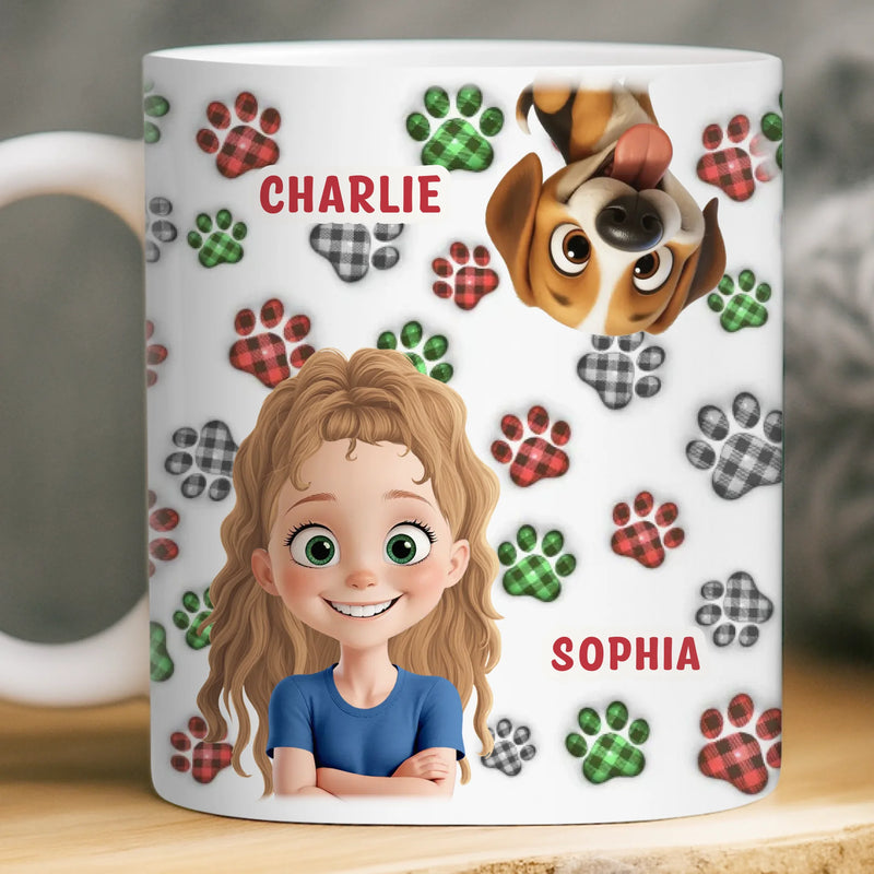 Custom Mug - Personalized Birthday Gifts For Dog Lovers, Dog Dad And Mom - More Dogs Less Worries