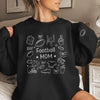 Custom American Football Unisex Sweatshirt, Hoodie With Design On Sleeve - Personalized Birthday Sport Gifts For Mom, Grandma, Sports Fans, Sports Lovers - Game Day Ready