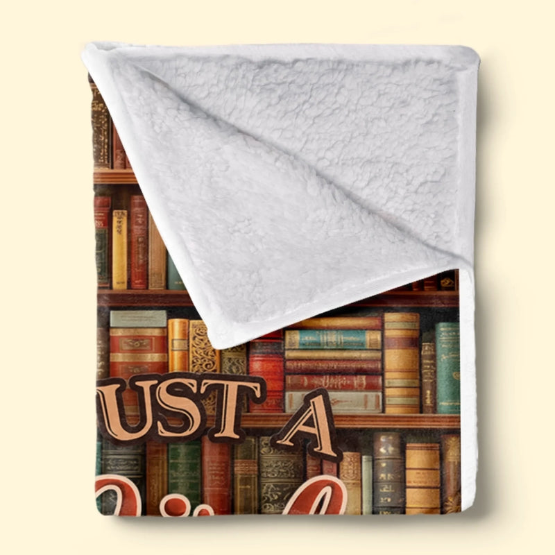 Custom Blanket - Personalized Bookish Gifts For Book Lovers, Bookworms, Readers - Book Blanket Bliss