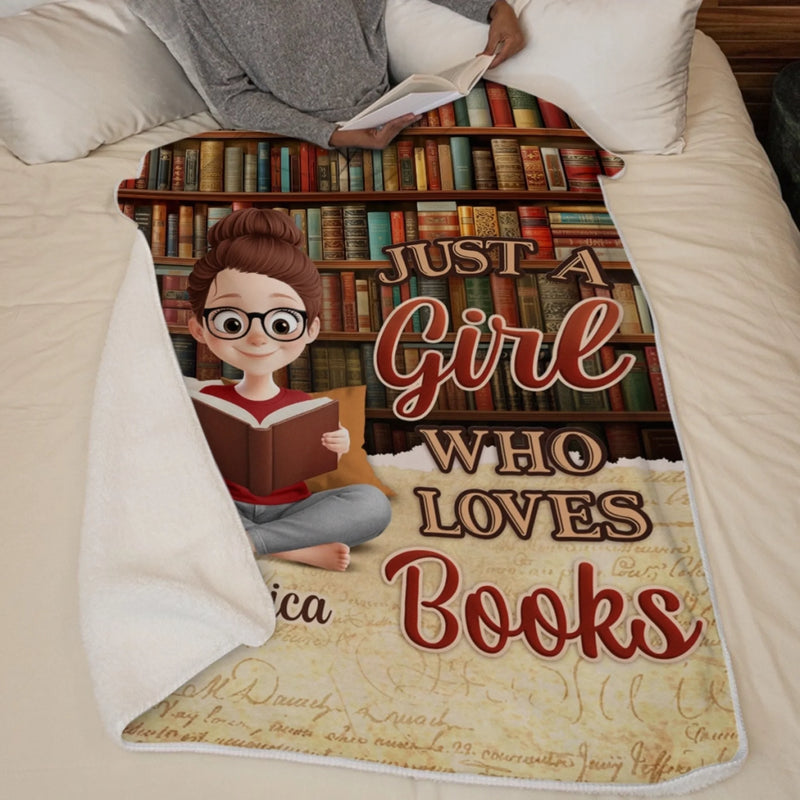 Custom Blanket - Personalized Bookish Gifts For Book Lovers, Bookworms, Readers - Book Blanket Bliss