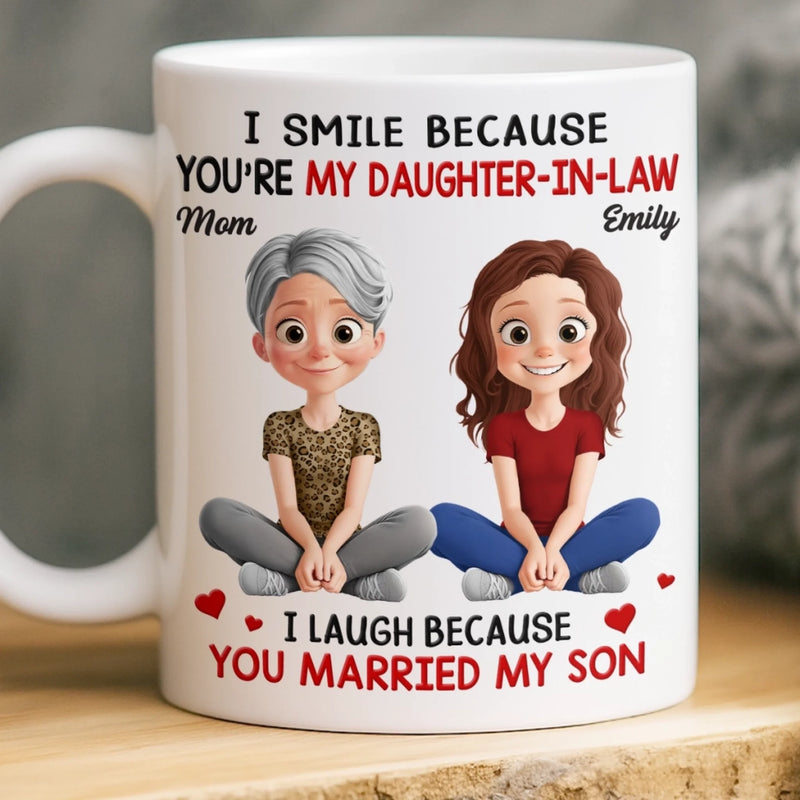 Custom Mug - Personalized Birthday Gifts For Mom, Daughter-In-Law - More Than Family