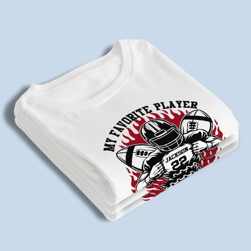 Custom Football Senior Mom T-shirt, Hoodie - Personalized Birthday Football Gifts For Mom, American Football Players, Football Lovers, NFL Fans - Heart On The Field