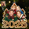 Custom Photo Acrylic Ornament - Personalized Christmas Birthday Gifts For Mom, Dad, Brother, Sister, Kids - Our Story, Framed In Joy