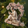 Custom Acrylic Ornament - Personalized Christmas Bookish Gifts For Book Lovers, Bookworms, Readers - Serenity In Every Page