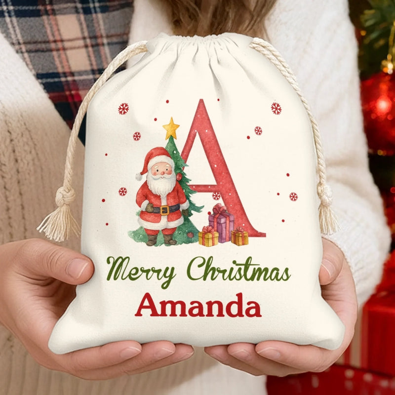 Custom Snowman Favor Bag - Personalized Christmas Birthday Gifts For Kids - Sweet Holiday Joy