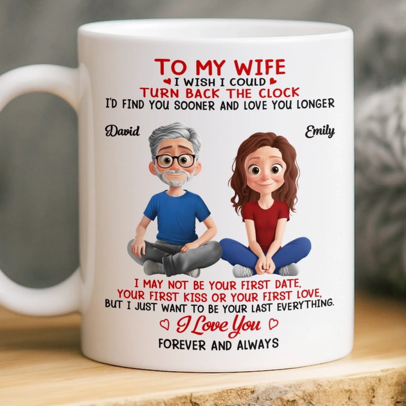 Custom Mug - Personalized Anniversary Wedding Gifts For Husband And Wife, Him And Her - I Found My Forever In You