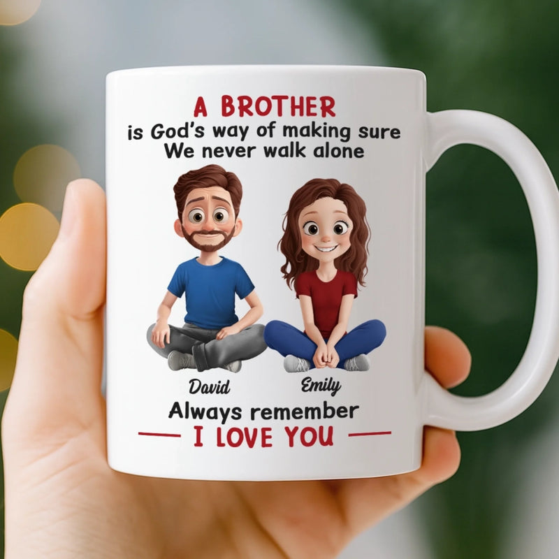 Custom Mug - Personalized Birthday Gifts For Brother, Sister - Our Family Our Joy