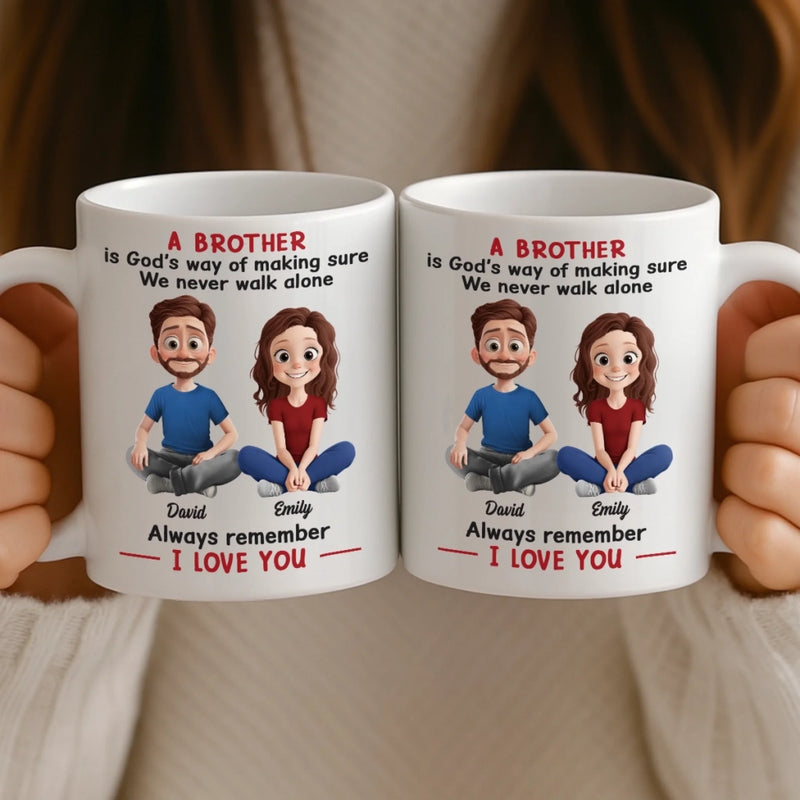 Custom Mug - Personalized Birthday Gifts For Brother, Sister - Our Family Our Joy