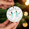 Custom Sea Glass Ceramic Ornament - Personalized Best Friend Birthday Gifts For Women, Besties, Sisters, BFF - Treasures Of The Heart