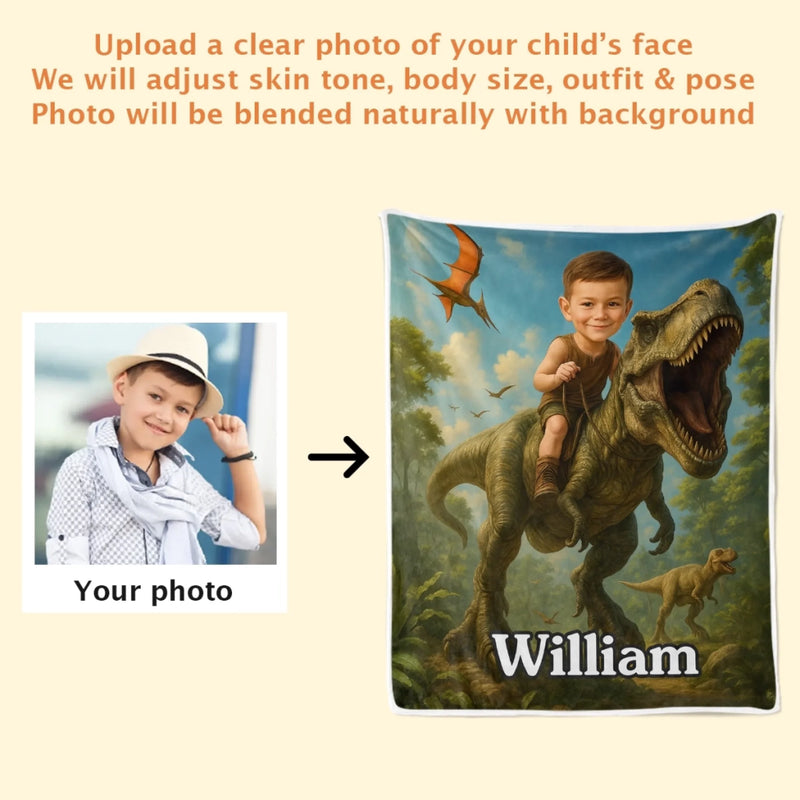 Custom Photo Blanket - Personalized Birthday Gifts For Kids - Sunshine In Every Giggle