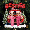 Custom Acrylic Ornament - Personalized Best Friend Christmas Birthday Gifts For Women, Besties, Sisters, BFF - Twinkling Nights Shared With Friends