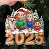 Custom Acrylic Ornament - Personalized Christmas Birthday Gifts For Family, Dog Cat Lovers - Love Lit Every Corner Of Home