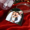 Custom Photo Acrylic Snow Globe - Personalized  Anniversary Christmas Wedding Gifts For Husband And Wife, Him And Her - Spinning Into Forever