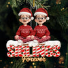 Custom Acrylic Ornament - Personalized Christmas Birthday Gifts For Brother, Sister - Double The Laughs Double The Fun