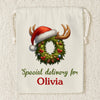 Custom Favor Bag - Personalized Christmas Birthday Gifts For Kids - Giggles Around The Christmas Tree
