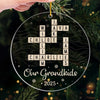 Custom Scrabble Acrylic Ornament - Personalized Christmas Birthday Gifts For Grandpa, Grandma - Home Made Of Words