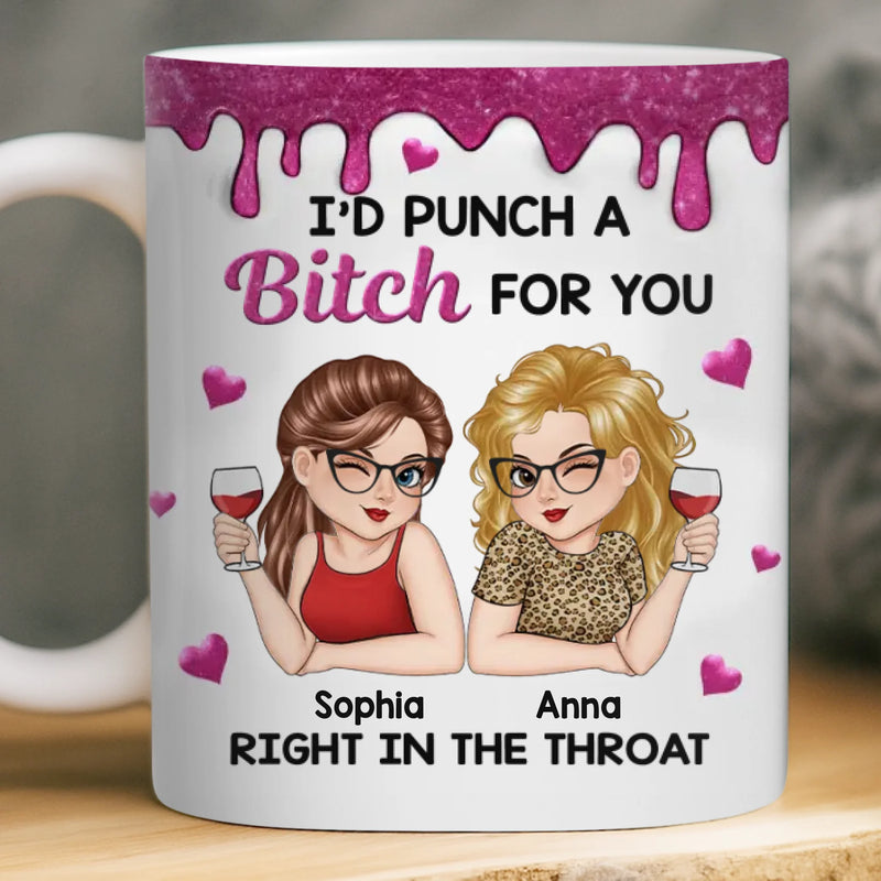 Custom Mug - Personalized Best Friend Birthday Gifts For Women, Besties, Sisters, BFF - Chaos Coordinator And Partner In Crime