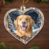 Custom Photo Acrylic Ornament - Personalized Pet Christmas Memorial Sympathy Gifts For Dogs, Cats - Miss You More Each Day